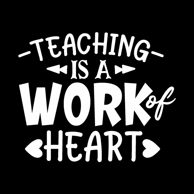 Homeschool Teacher Teaching is a Work of Heart DLP Distance Learning Plan by StacysCellar