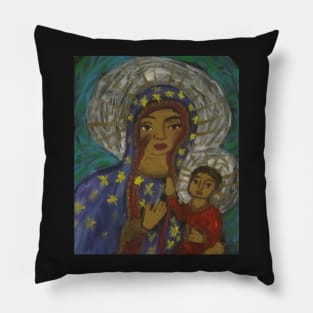 Madonna with Child Pillow