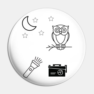 Night Caching Pin