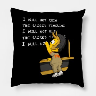 I Will Not Ruin The Sacred Timeline Pillow