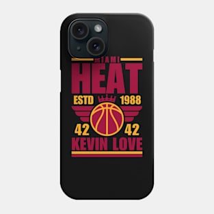 Miami Heat Love 42 Basketball Retro Phone Case