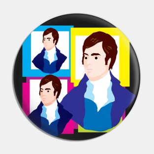 ROBERT BURNS (RABBIE BURNS) - SCOTTISH POET AND LYRICIST Pin