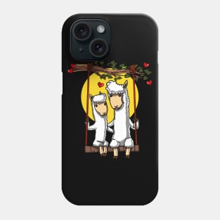 Cute Llama Couple Phone Case