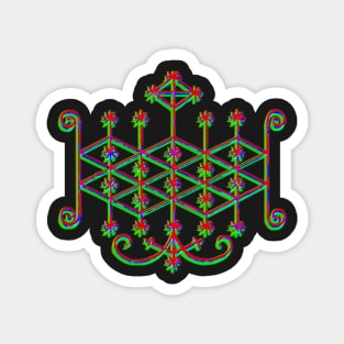 Voodoo Psychedelic Veve Magnet