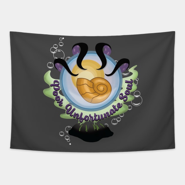 Poor Unfortunate Soul Tapestry by EMthatwonders