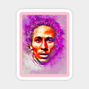 Watercolor Marley Face Magnet