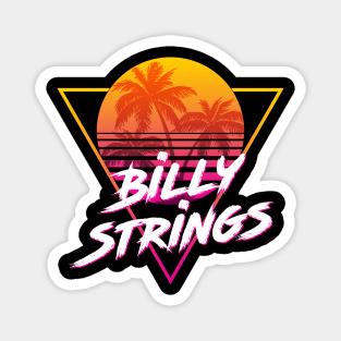 Billy Strings - Proud Name Retro 80s Sunset Aesthetic Design Magnet