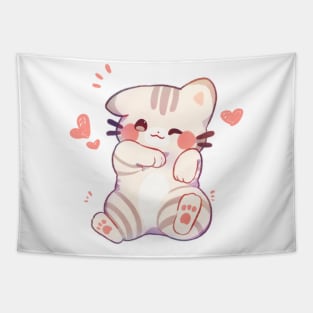 Wink Kitty Tapestry