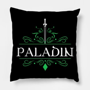 Paladin Character Class Tabletop RPG Gaming Pillow