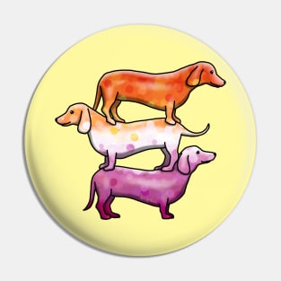 Wiener Goggies Lesbian Pin