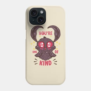Cute Positive Affirmation You’re One of Kind Mothman West Virginia Cryptid Creature Phone Case