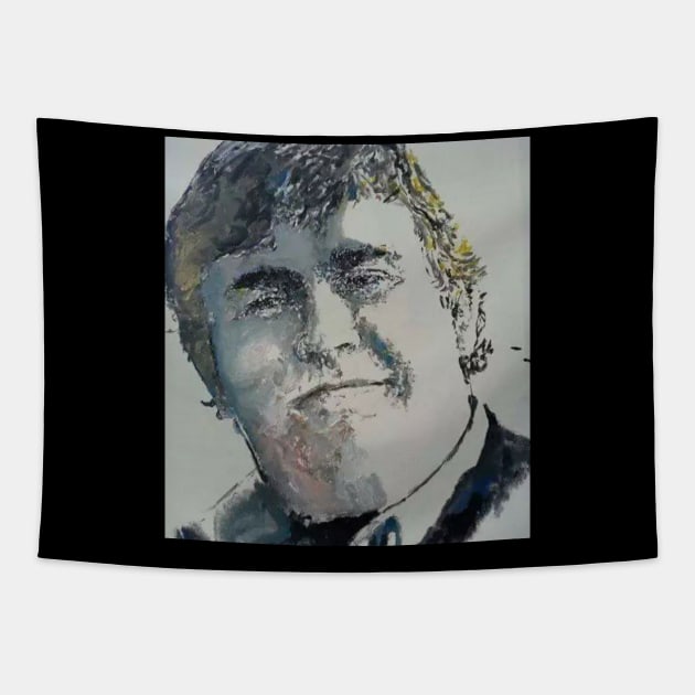 John candy Tapestry by Mike Nesloney Art