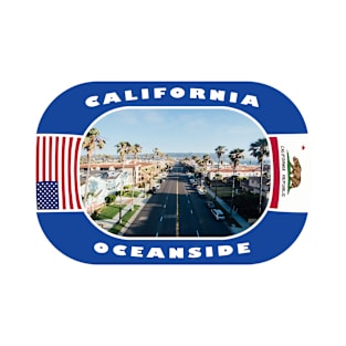 California, Oceanside City, USA T-Shirt