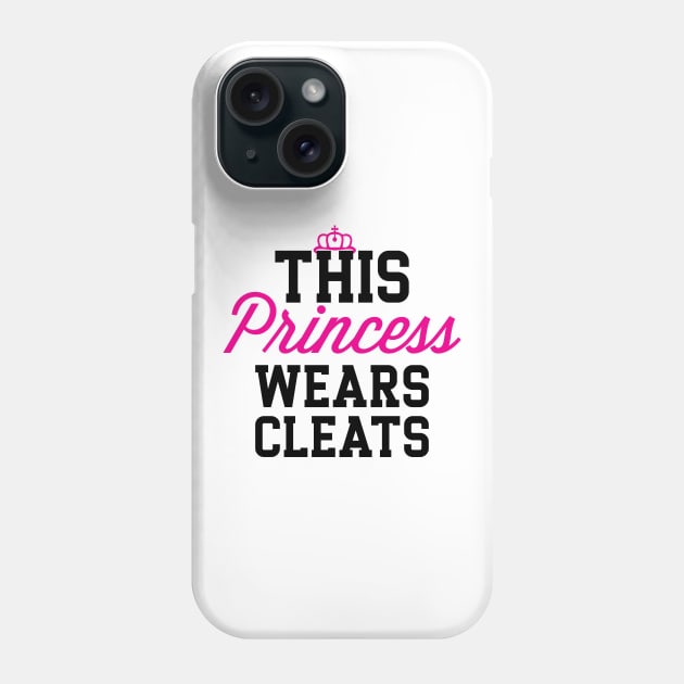 This Princess Wears Cleats' Sport Softball Phone Case by ourwackyhome