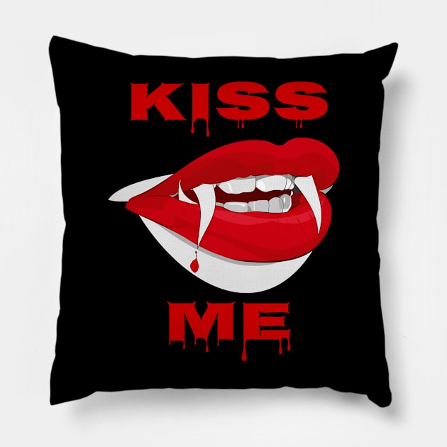 Kiss Me Pillow by 1AlmightySprout