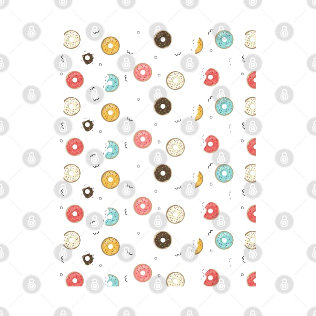 Tasty Donuts Pattern by IstoriaDesign