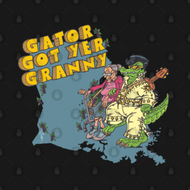 Disover Elvis | Gator Got Yer Granny - Elvis Presley - T-Shirt