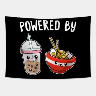 Powered by ramen and boba tea Tapestry