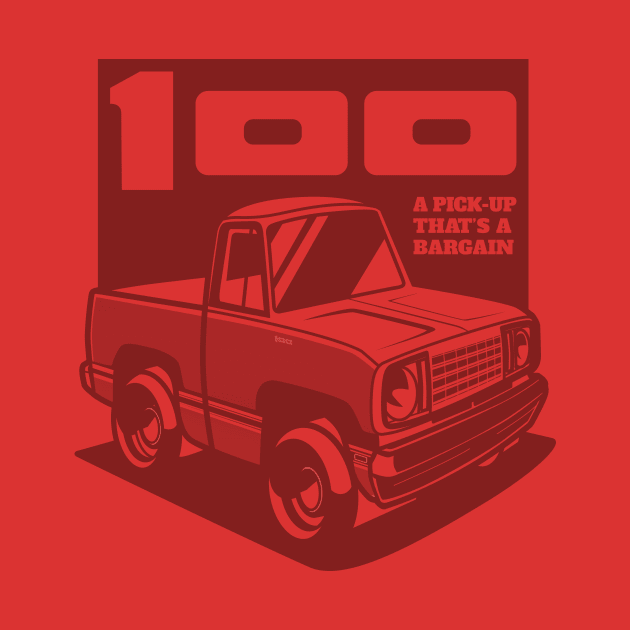 Bright Red - D-100 (1978 - White-Based - Ghost) by jepegdesign