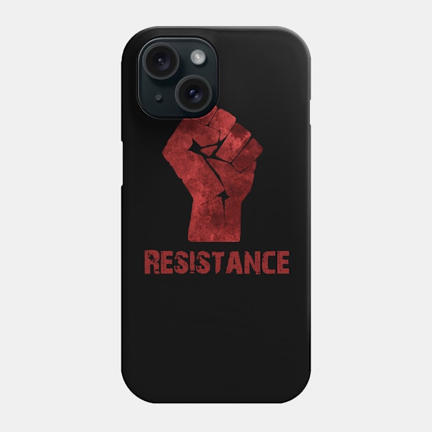 Fist of Resistance Phone Case by Rebellion10