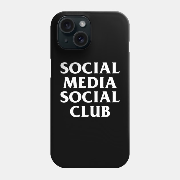 Social Media Social Club Phone Case by PopCultureShirts