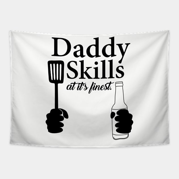 Daddy Skills Tapestry by ACGraphics