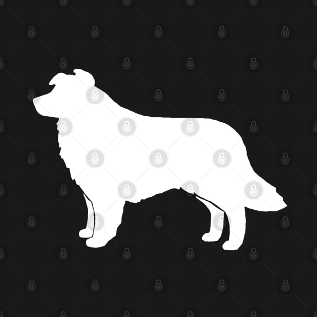 Border Collie Silhouette by Coffee Squirrel