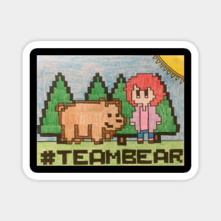 Team Bear Red Hair (VLG) Magnet