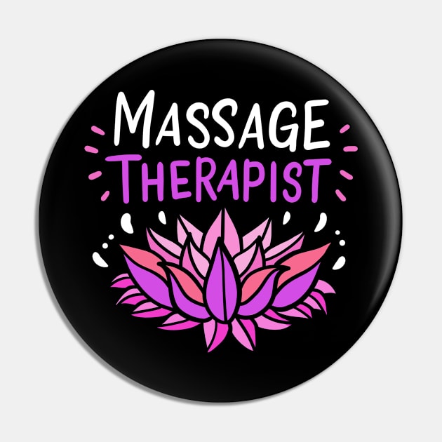 Massage Therapist Pin by KAWAIITEE