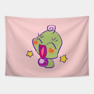 cute majorika the green witch frog baby form / magical doremi anime Tapestry