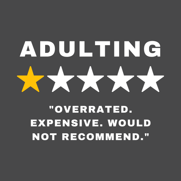 Adulting - Would not recommend - Funny by Room Thirty Four