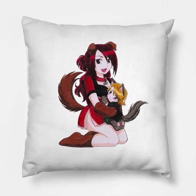 Inu Pillow by KaylaNostrade