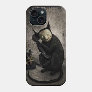 Spooky cat Phone Case