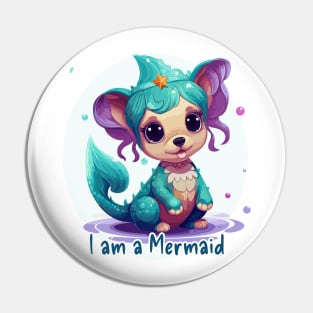 I am a Mermaid too Pin