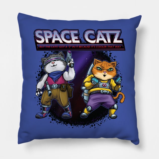 Space Catz Pillow by MunkeeWear
