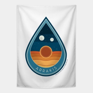 Dune Arrakis Sandworm Space Patch Tapestry