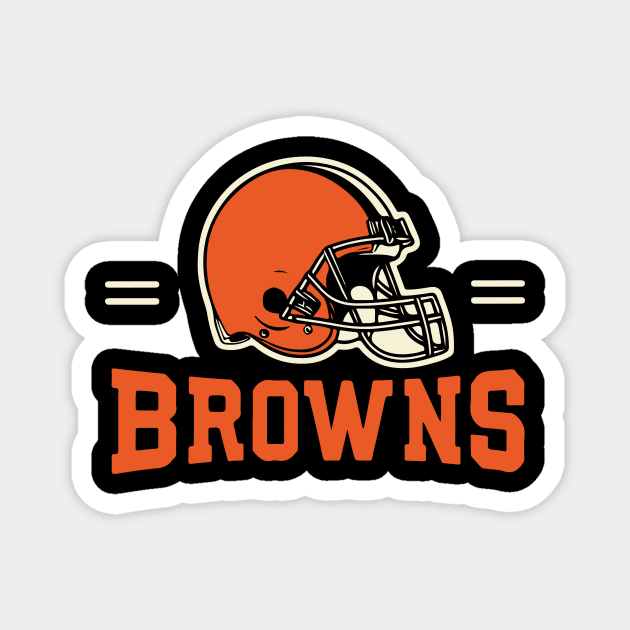 Cleveland Browns Magnet by Hoperative