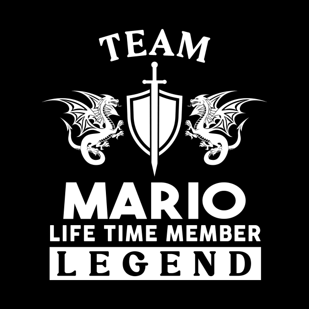 Mario Name T Shirt - Mario Life Time Member Legend Gift Item Tee by unendurableslemp118