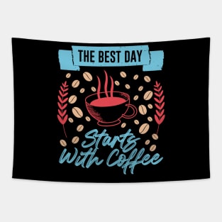 Funny Cup of Coffee Tee Coffee lover must have Tapestry