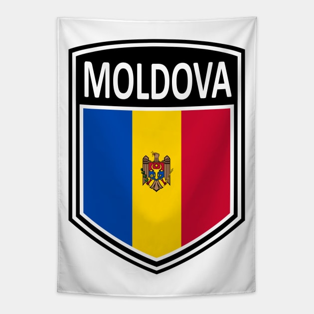 Flag Shield - Moldova Tapestry by Taylor'd Designs