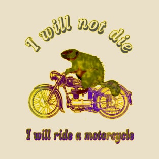 Beaver on a motorcycle T-Shirt