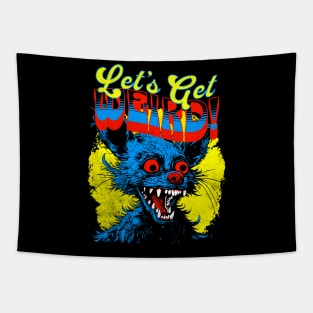 Let's Get Weird Bat Tapestry