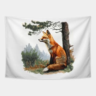 Fox Lovers Tapestry