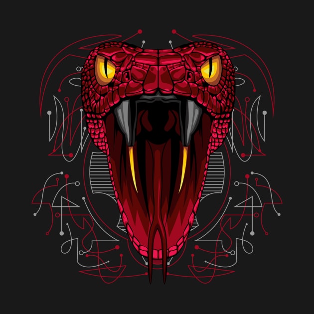 snake head design by SHINIGAMII