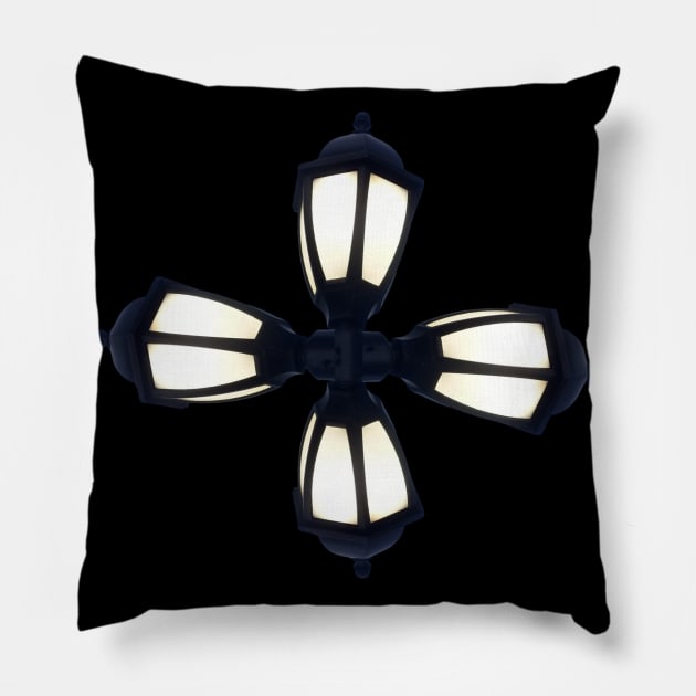 Whimsical Lamp Pillow by Geomhectic