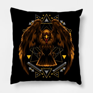 crow wing Pillow