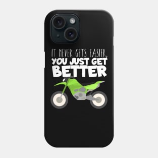 Motocross easier you get better Phone Case