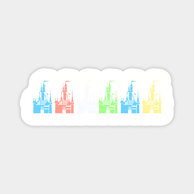 Castle Colors Magnet by Disney World is Awesome