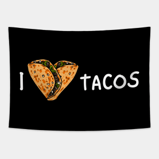 I Love Tacos Tapestry