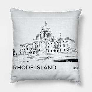 Rhode Island State USA Pillow